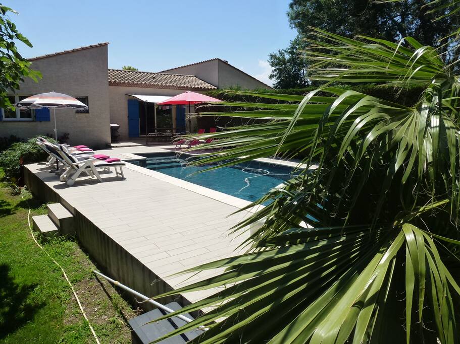 Maison et piscine