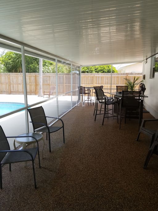 32 foot long screened patio