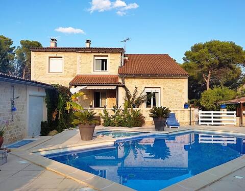 House with a pool