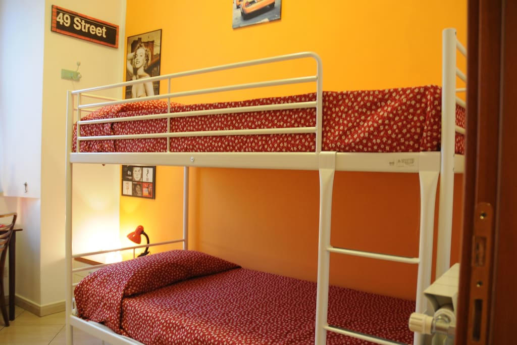 Camera con due posti letto a castello
