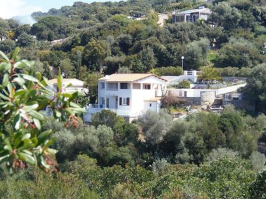 La villa sous un autre angle