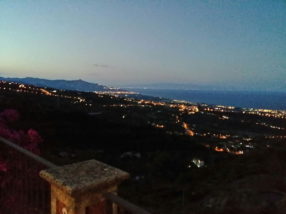Terrazza vista Taormina