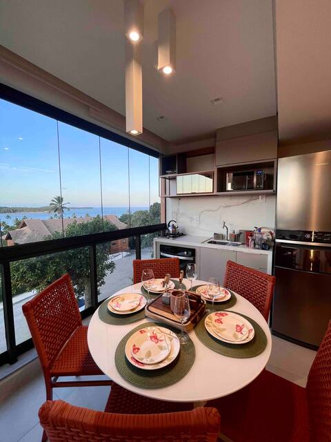 Flat Moderno •Seaside Eco resort •Carneiros-PE