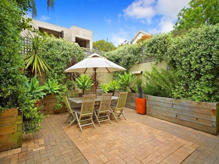 PRIVATE COURTYARD - BBQ is here but out of shot.