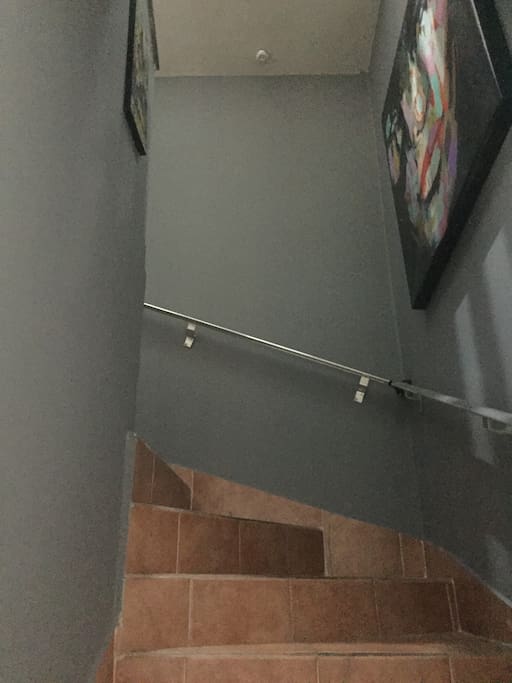 escada para andar andar de cima