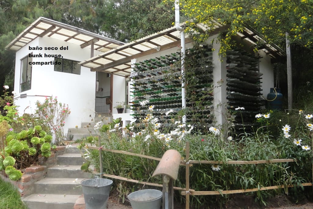 Eco. Toilet at side the Dormitory