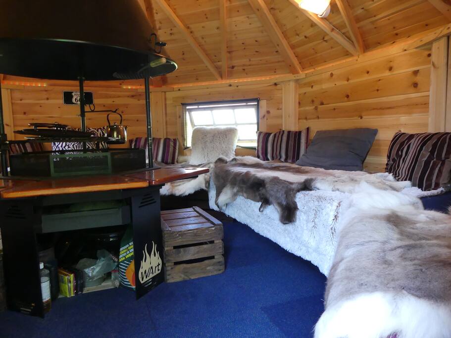 Heerlijk relaxen met eventueel een vuurtje.