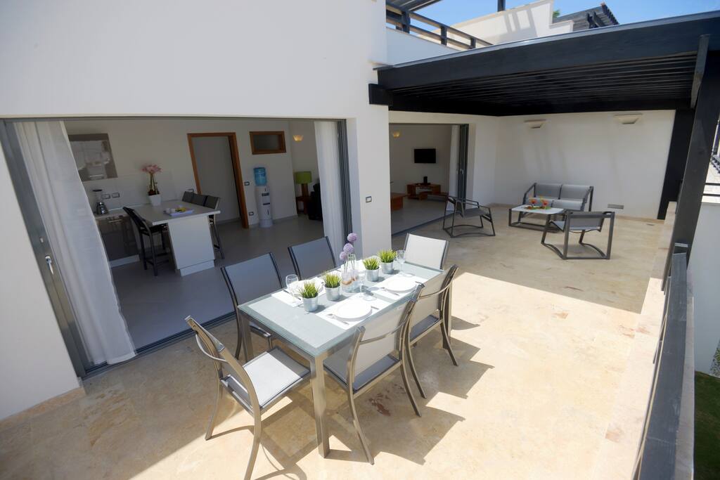 Covered terrace