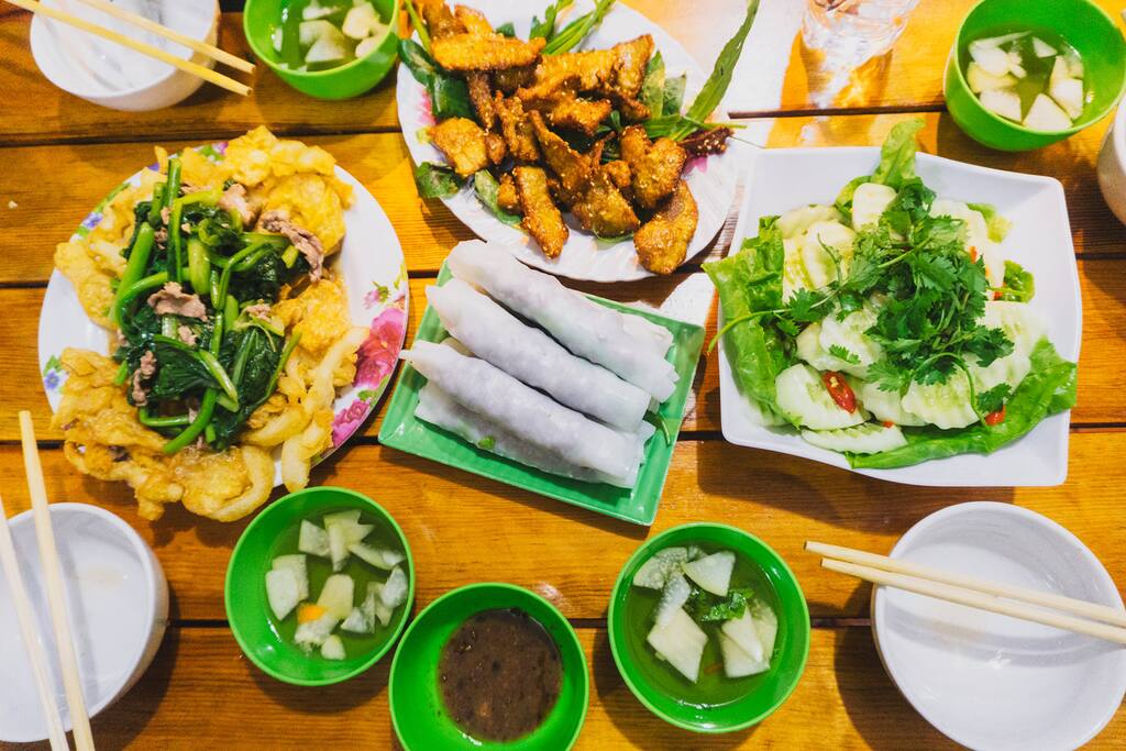 Enjoy lunch with local family