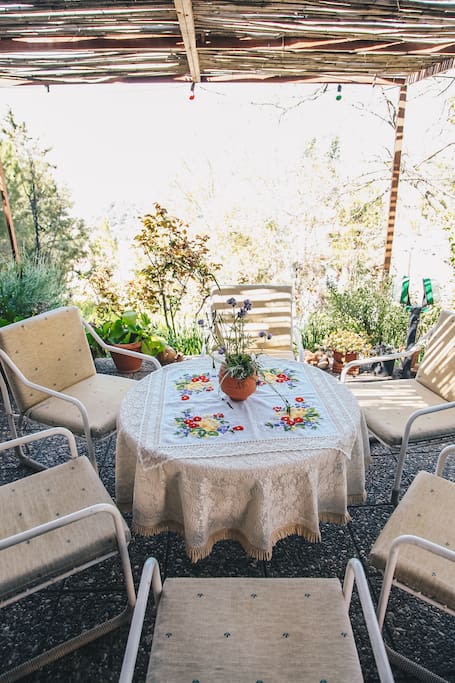 Outdoor veranda