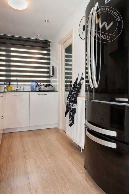 There is a small fridge in your room, but may you need more space I'll make some room in my big fridge.