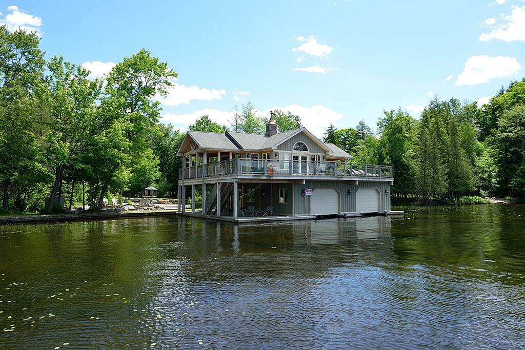 Boathouse from the end of the Dock