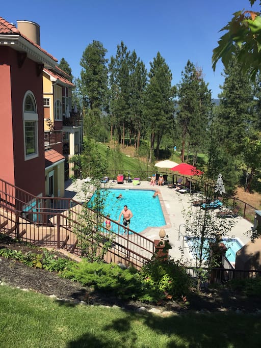 Pool and hot tub.