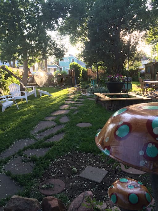 Complete with Colorado back yard splendor! Follow path below deck to enjoy...