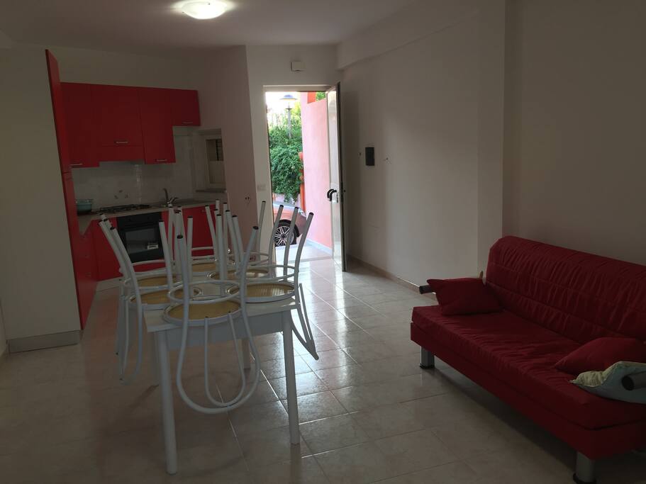 Salottino con divano letto