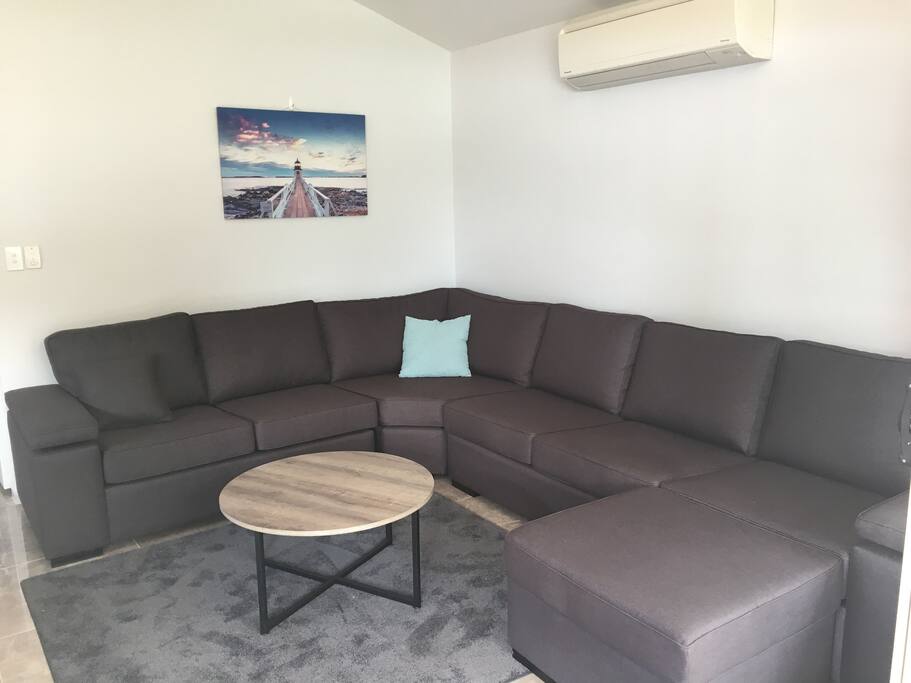 The lounge room.