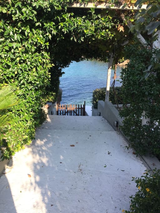 stairway to sea heaven... private beach 2 stairs away!!!