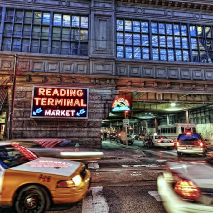 Reading Terminal is just 5 minute walk away.