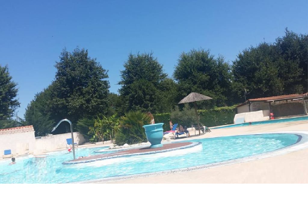 espace baignade piscine camping