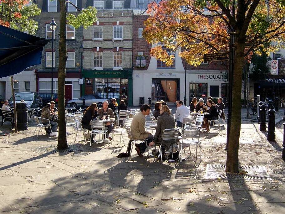 A few minutes walk - Battersea Square