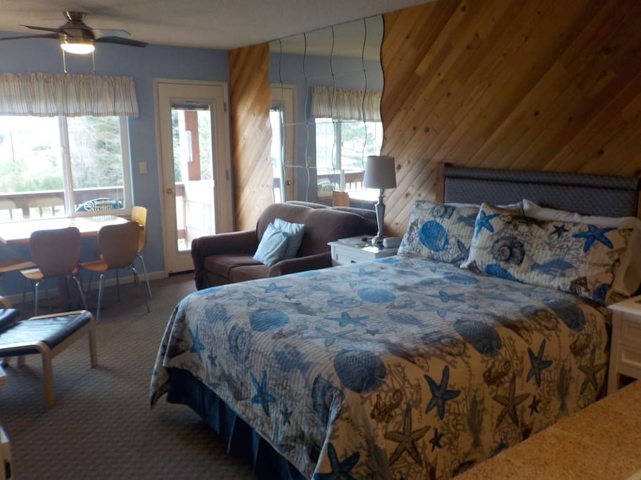 Living Area/Queen Bed