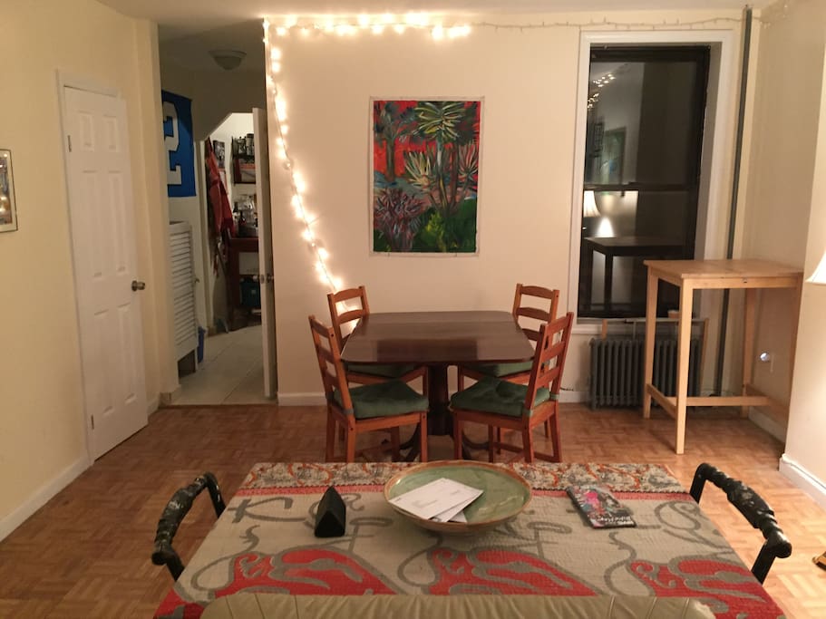 Two tables for Dinner and sitting and working