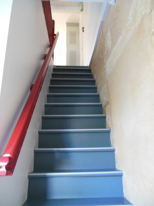 Escalier d'accès
