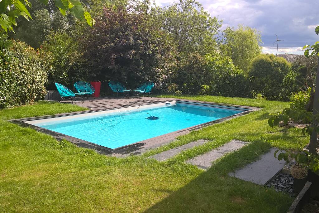 Espace piscine (8mx4m)