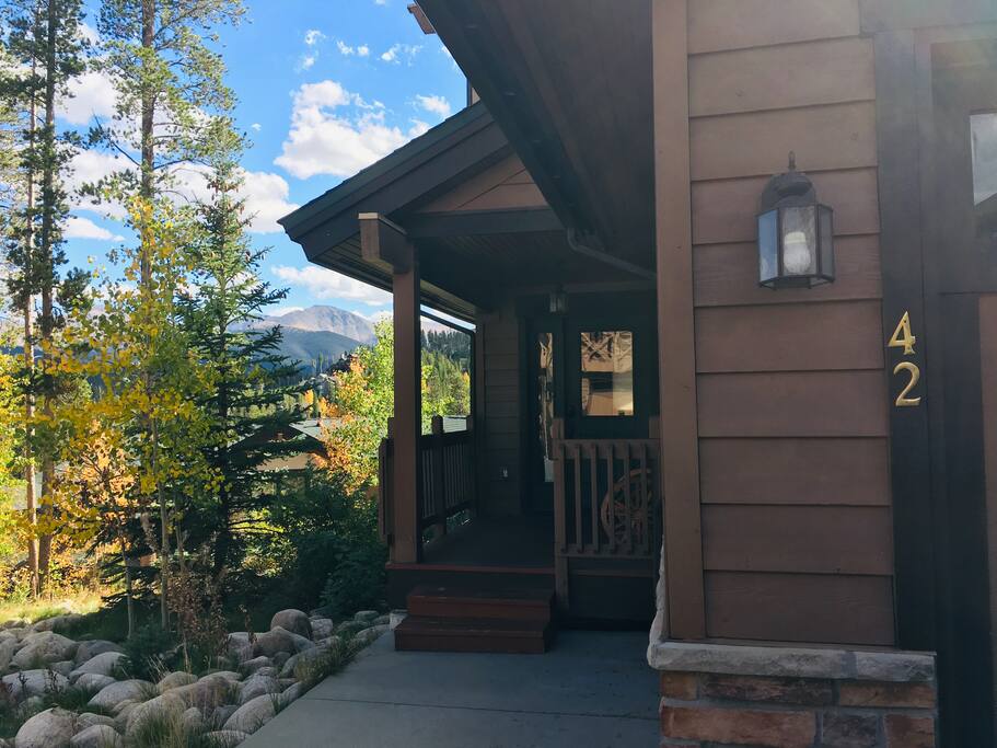 Front Porch &Views of Parry Peak & the Continental Divide
