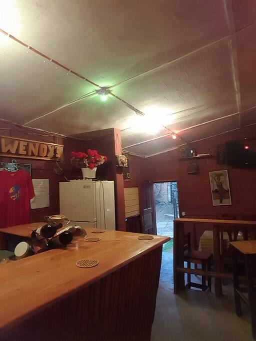 Inside the bar