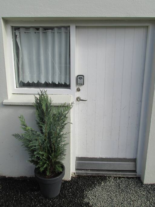 the apartment main entrance.