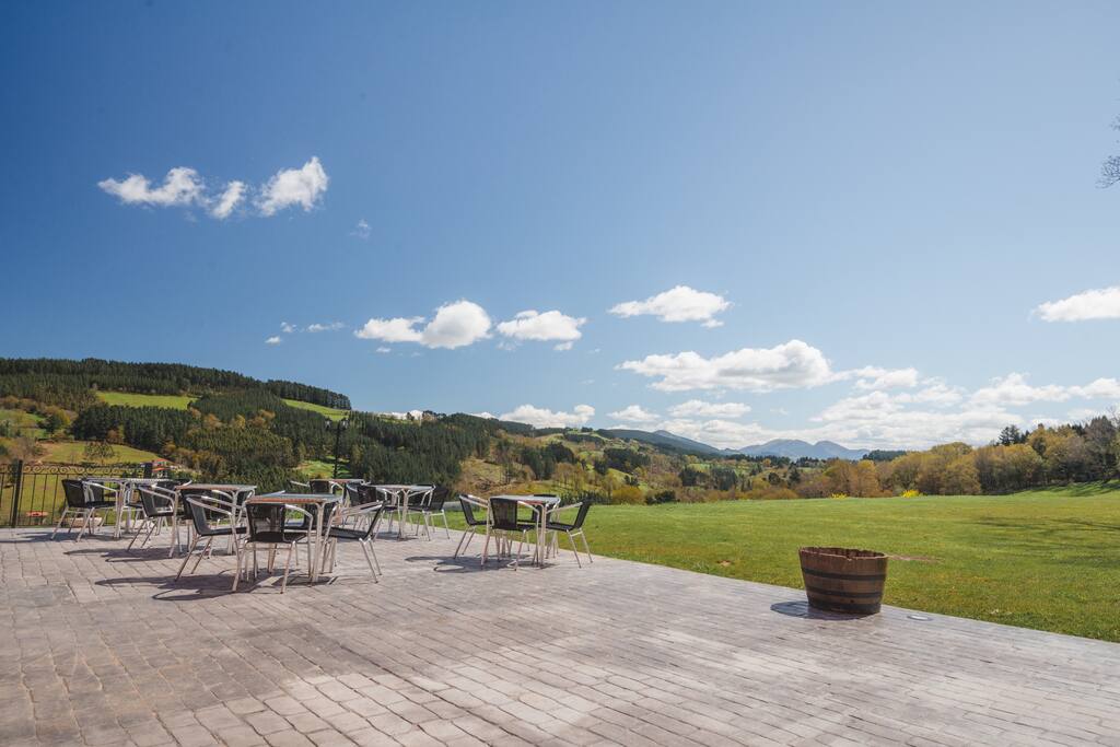 La terraza y sus vistas