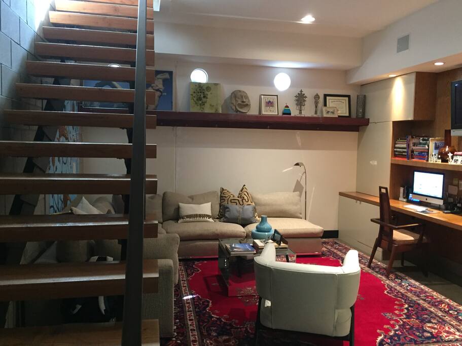 First floor living room.