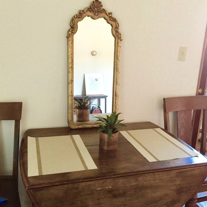 Table for your meals in.