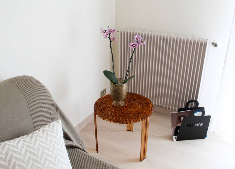 A touch of fresh elegance in the sitting room