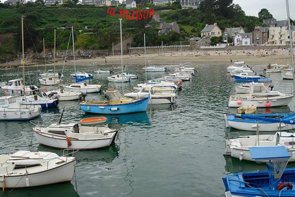 la maison au dessus
de la plage