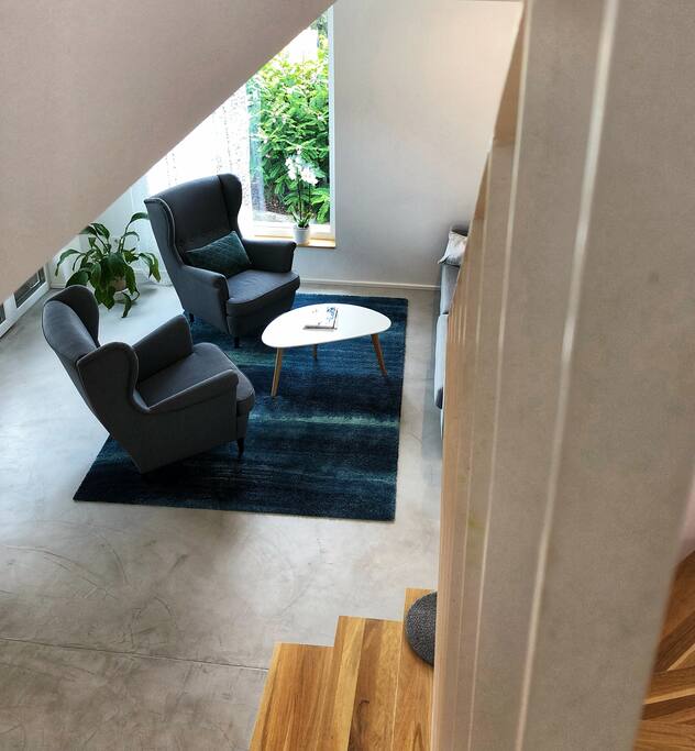 living room from upstairs