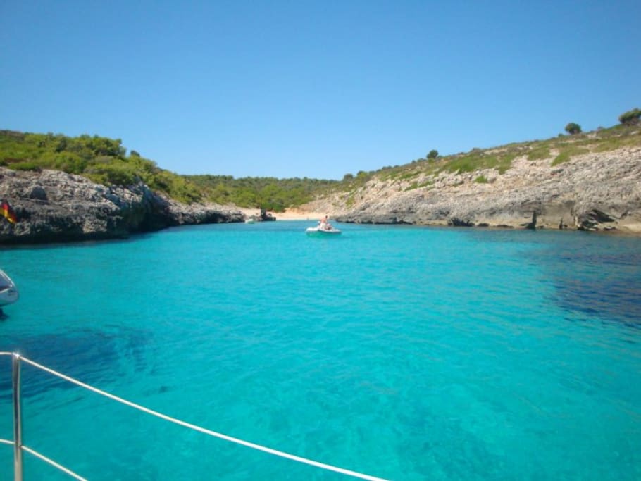 1500m from the house (Cala Molto)