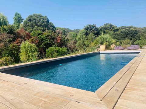 Villa Ortoli, direct beach access