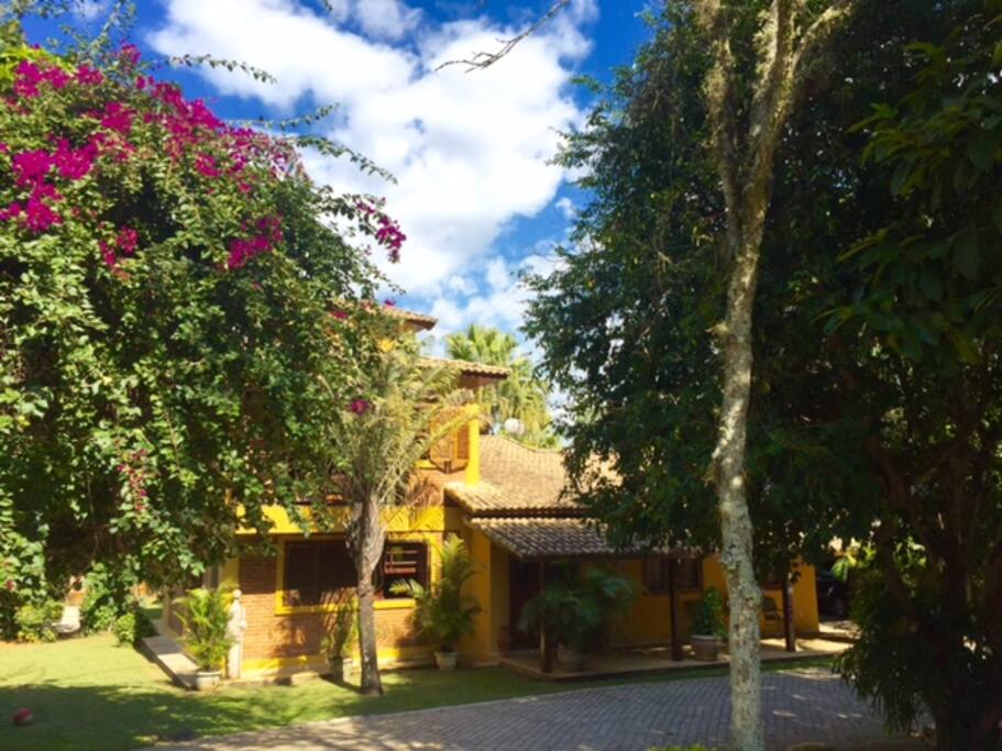 Linda vista da entrada.