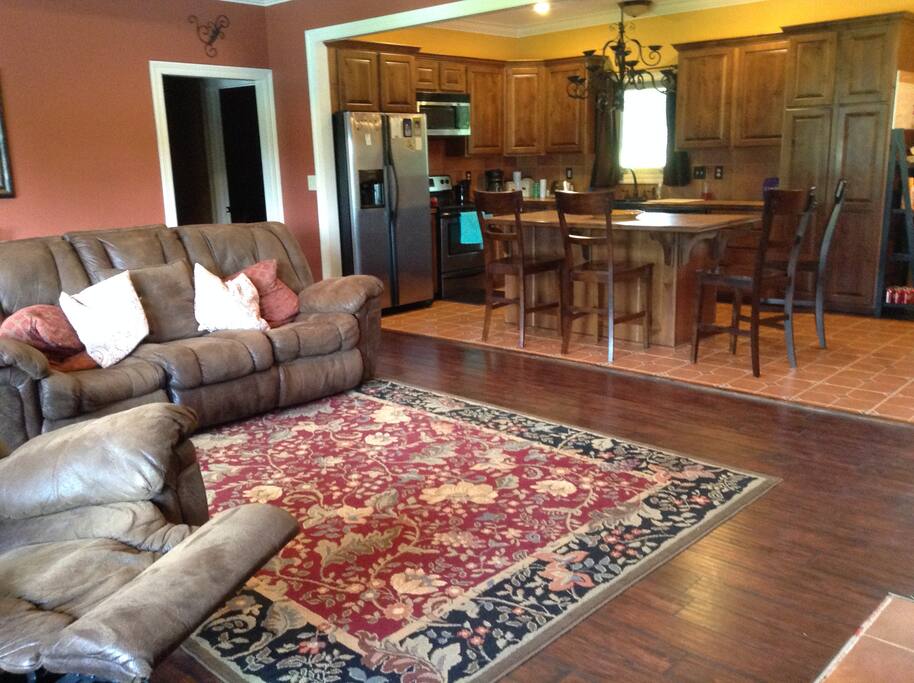 Kitchen and Living area
