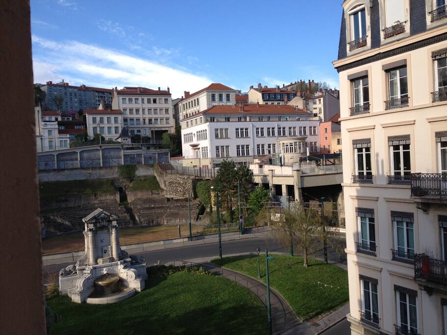 Vue en regardant à gauche