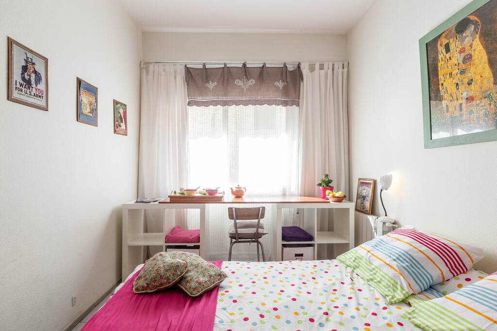 The comfortable bed where you will rest at the end of your actif day! :-)