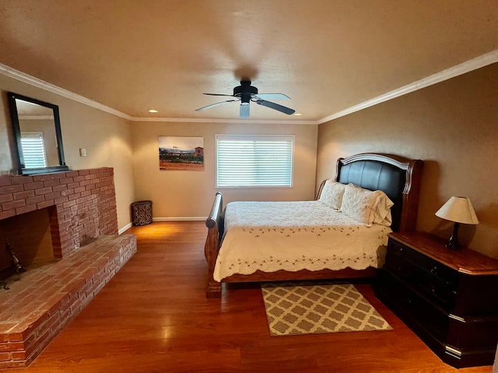 Bedroom #1 with queen bed.