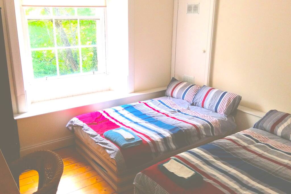 Available Double Bedroom - Has 2 double beds. They look small in the picture, but they are both double beds.