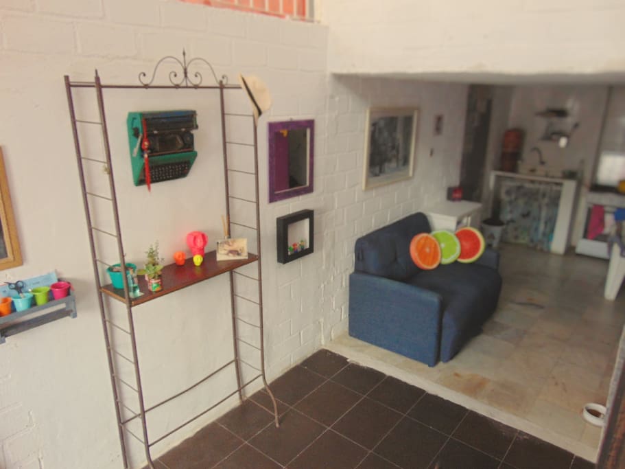 Hall e cozinha