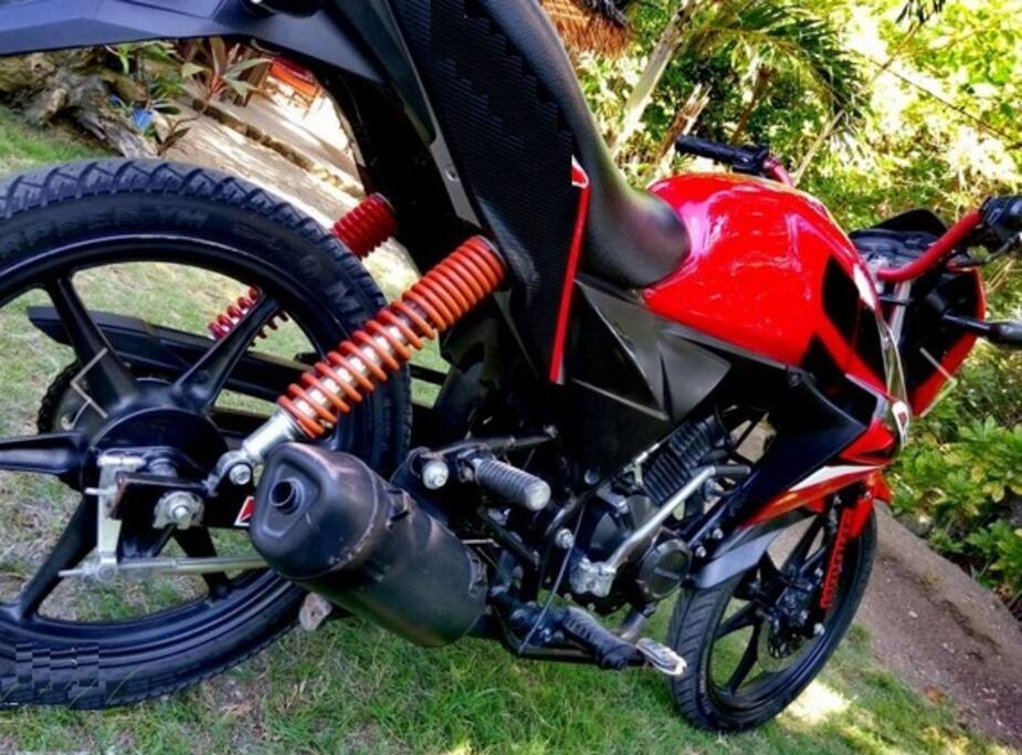 FREE USE OF 2015 HONDA CB110 MOTORCYCLE!!!! You can tour around the island for FREE!!!