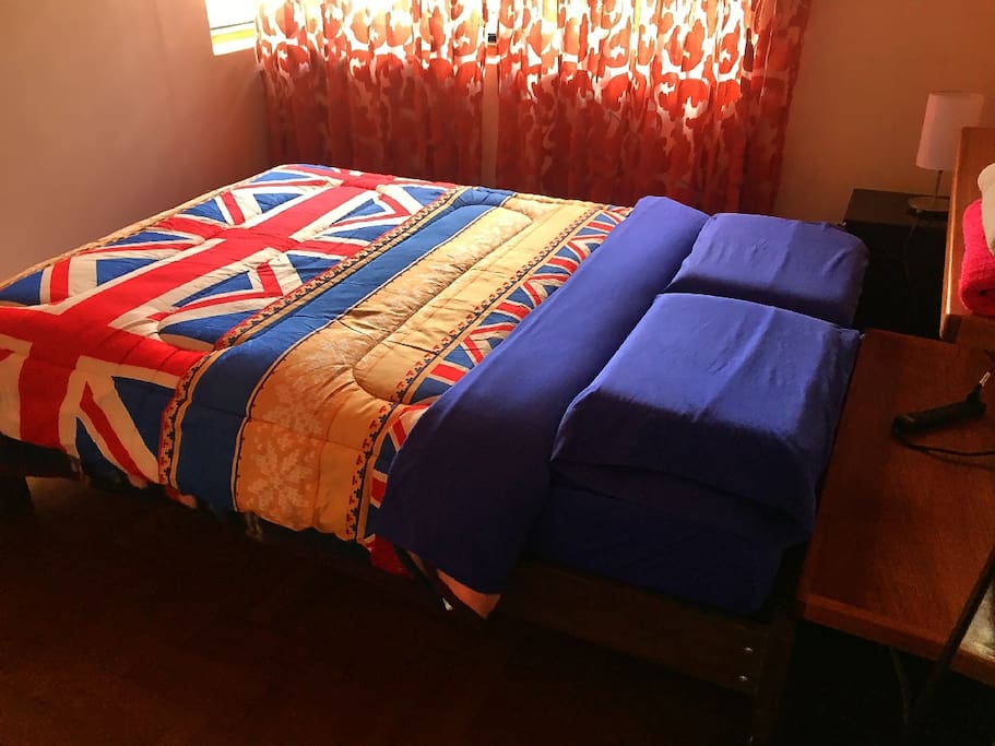 Spacious bedroom for two