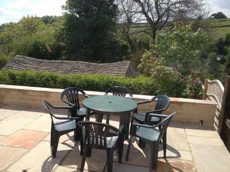 outside dining area
