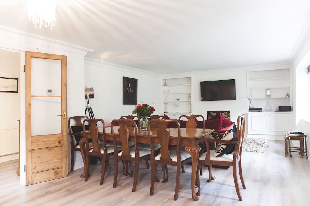 Plenty of space to dine, work or just relax.